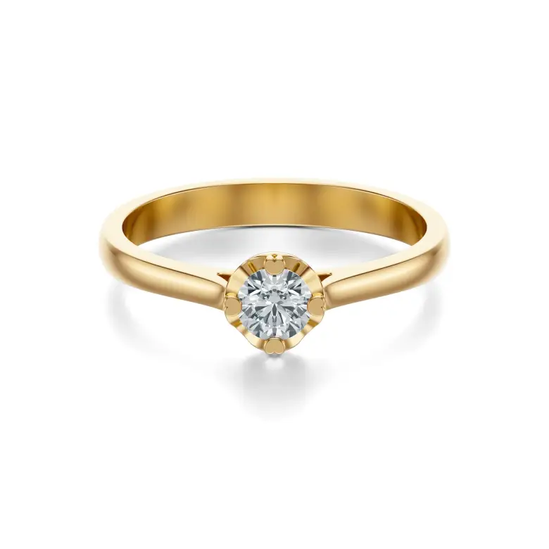 Pierścionek diament